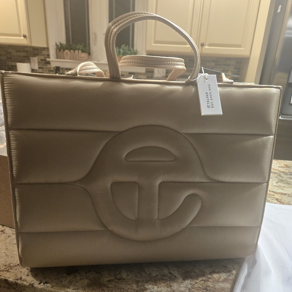 Telfar Extra Large Puffer Shopper Tote Brand New - 19 1/4 " Width &  14" 3/4 Ht
